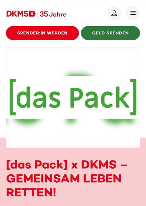 Wichtelpakete von Das Pack als Großbestellung für Unternehmen, gemeinsam mit der DKMS